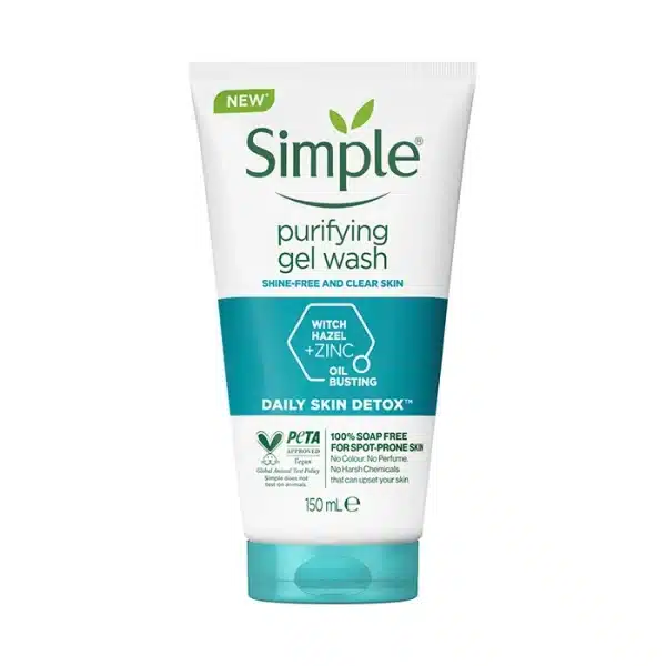 ژل شستشوی صورت سیمپل مدل Purifying پوست چرب و مختلط حجم 150 میل