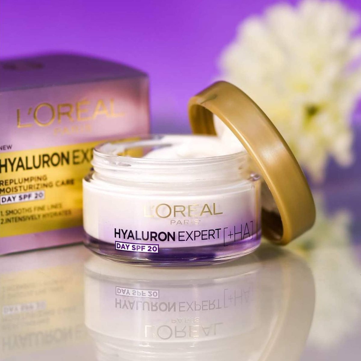 کرم روز ضد چروک هیالورونیک اسید SPF 20 لورال 50ml - Image 2