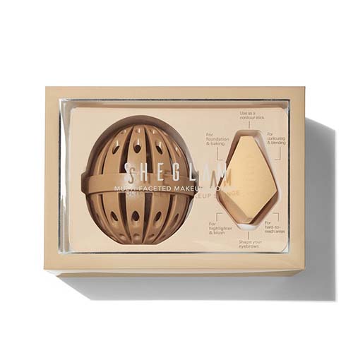 بیوتی بلندر 6 ضلعی شیگلم بیوتی بلندر محفظه دار چند وجهی شیگلم مدل مولتی Sheglam Multi Faceted Makeup Sponge - Image 1
