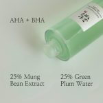 تونر آبرسان AHA و BHA شاداب کننده و جوانساز بیوتی اف جوسان Beauty of Joseon Green Plum Refreshing Toner AHA + BHA - Image 2