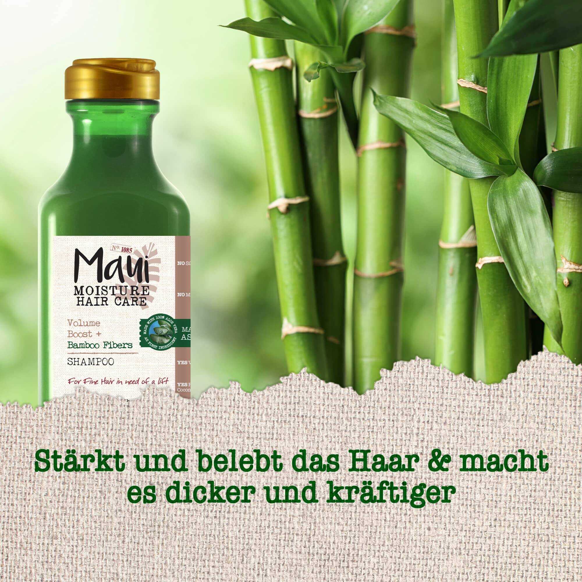 شامپو بامبو شامپو الیاف بامبو مائویی (ضد ریزش) Maui Bamboo Fiber Shampoo - Image 3
