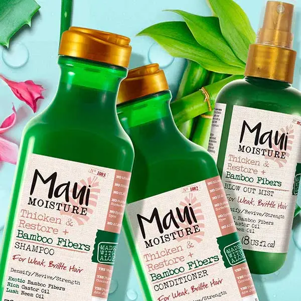شامپو بامبو1 شامپو الیاف بامبو مائویی (ضد ریزش) Maui Bamboo Fiber Shampoo - Image 2