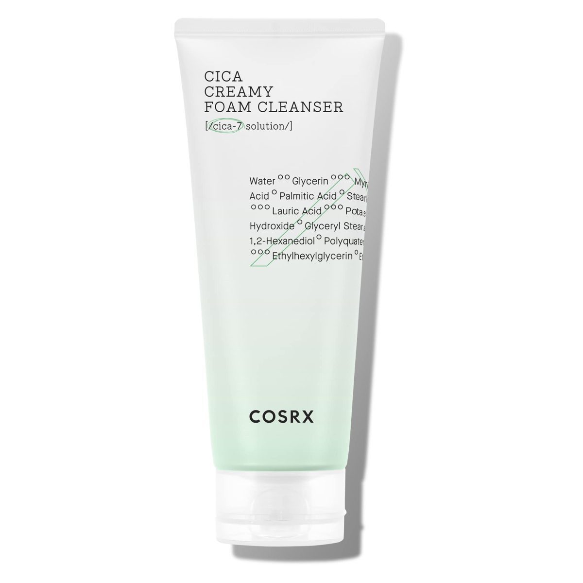 فوم شوینده کرمی ترمیم کننده و تسکین دهنده سیکا کوزارکس COSRX Pure Fit Cica Creamy Foam Cleanser - Image 1
