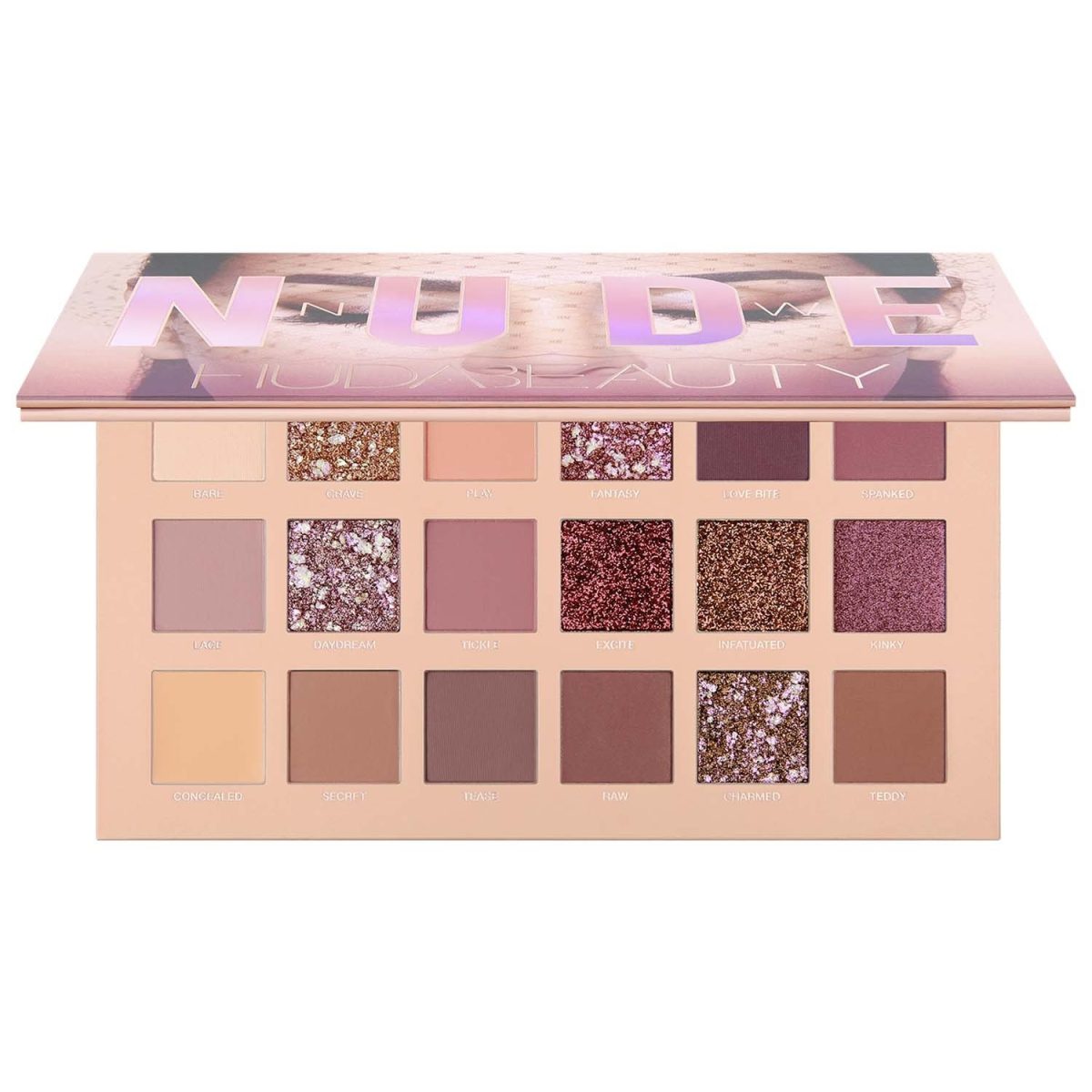 پالت سایه نود هدی بیوتی Hudabeauty nude shadow palette - Image 1
