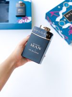 ست هدیه ادکلن مردانه بولگاری منBvlgari Man In Black حجم 100 میل و 15 میل(جیبی) - Image 3