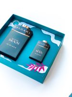 ست هدیه ادکلن مردانه بولگاری منBvlgari Man In Black حجم 100 میل و 15 میل(جیبی) - Image 2
