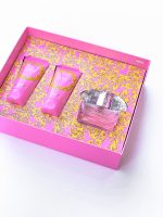 ست هدیه ادکلن زنانه ورساچه صورتی50 میل-برایت کریستال-به همراه بادی لوشن و شاور ژل - Image 2