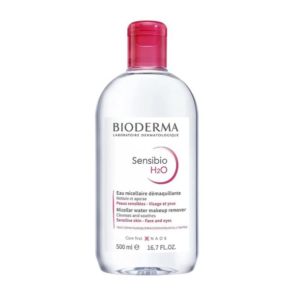 میسلار واتر مناسب پوست حساس بایودرما 500 میل Bioderma Sensibio H2O Micellar Water