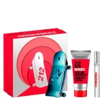 ست ادکلن مردانه کارولینا هررا 212 فوراور یانگ شامل ادکلن 90 میل و 10 میل همچنین ژل دوش 100 میل CAROLINA HERRERA - 212 Men Heroes