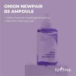 آمپول ضد لک و روشن کننده پیاز بنفش ایزنتری ISNTREE Onion Newpair B5 Ampoule 50ml - Image 4