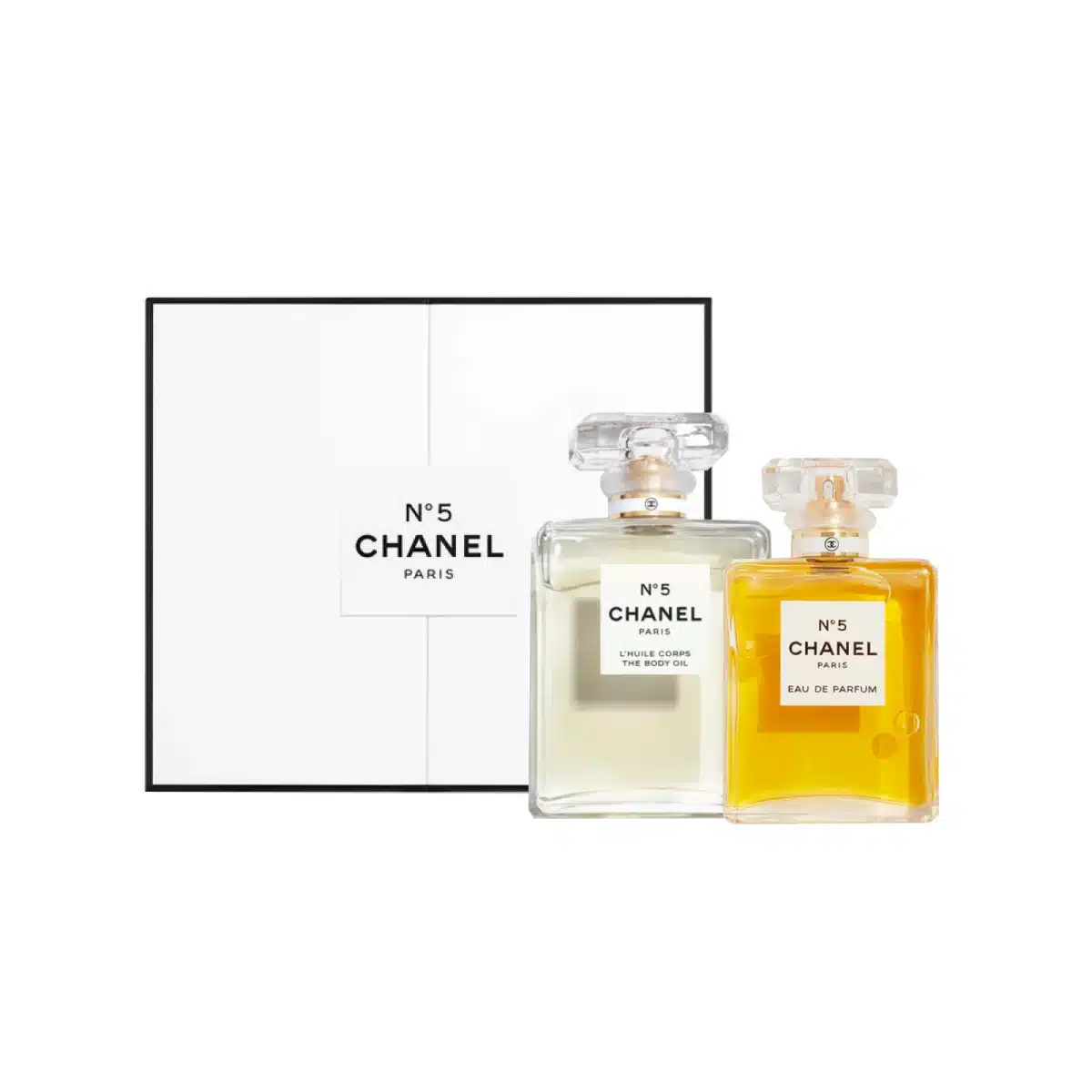 ست هدیه عطر ادکلن زنانه شماره 5 شنل(ادوپرفیوم 50 میل و روغن بدن 100 میل) Chanel N° - Image 1