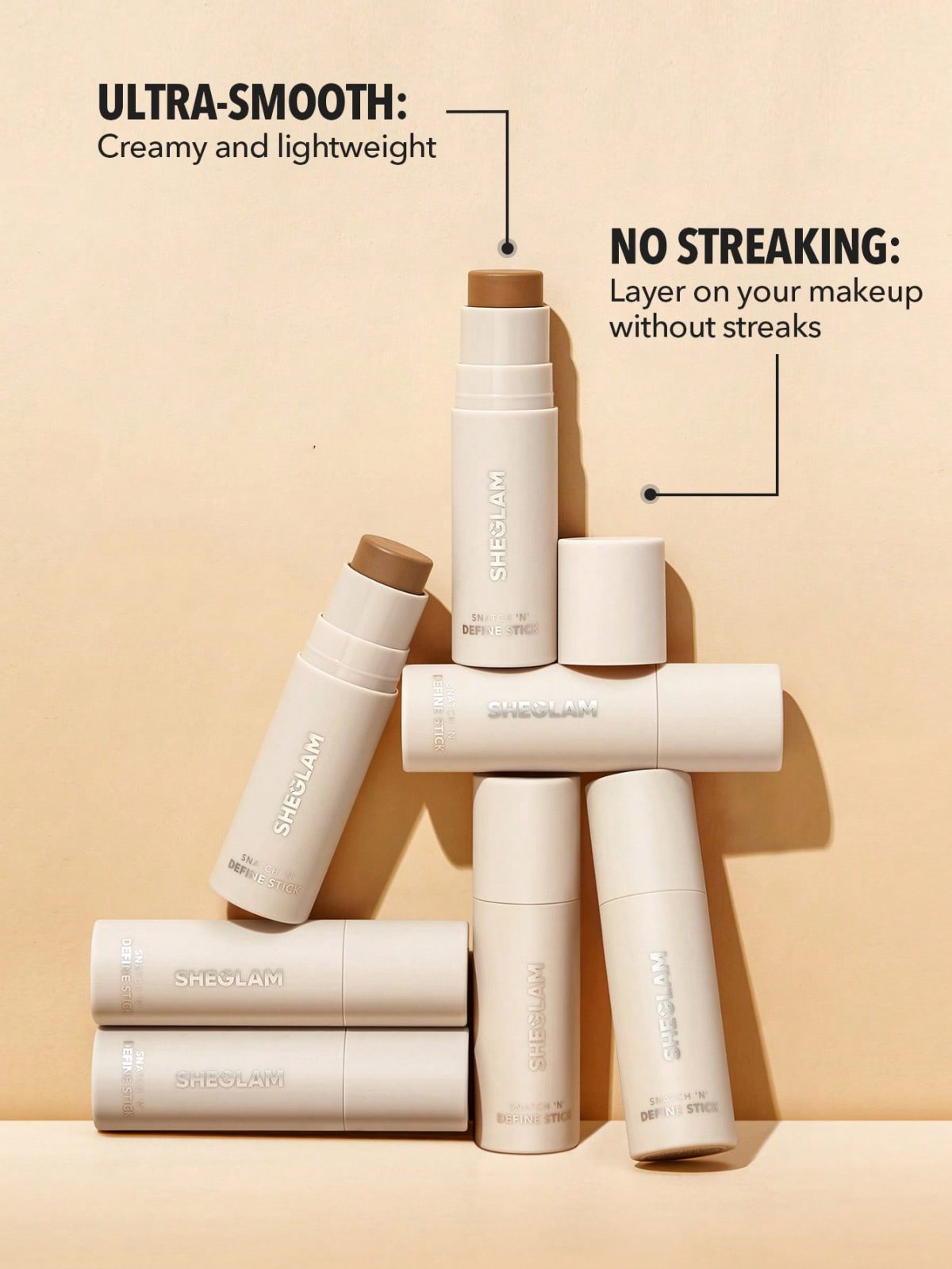 شیگلم کانتور استیکی 7.5 گرم در رنگ های مختلف GLOWIN&rsquo; UP SKIN STICK - Image 4