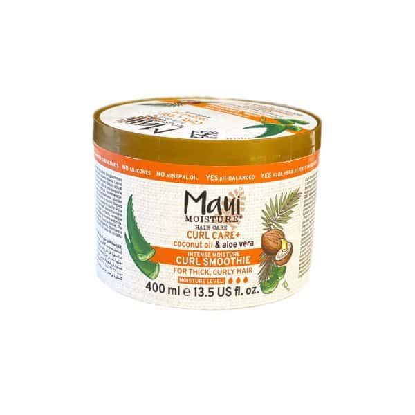 ماسک و کرم مو مائویی مناسب موهای فر ، ضد وز و حالت دهنده Maui Moisture Coconut Curls Smoothie Mask 400ml