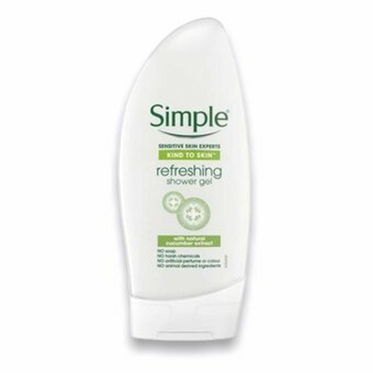 شاور ژل عصاره خیار سیمپل Simple مدل Refreshing - Image 1