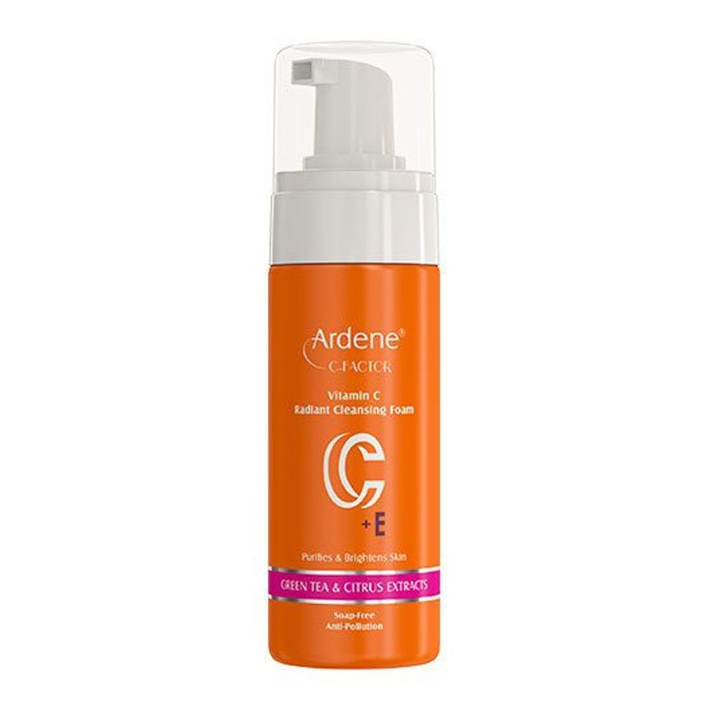 6260147706607 فوم شستشوی صورت حاوی ویتامین c پلاس سی فکتور آردن C-Factor: Radiant Cleansing Foam 150ml ARDENE - Image 1