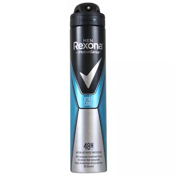 اسپری دئودورانت رکسونا اکسترا کول مردانه 200 میل REXONA XTRA COOL