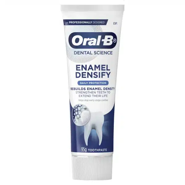 خمیر دندان محافظ مینای دندان اورال بی مدل 95 گرم  Oral-B Dental Science Daily Protection Toothpaste Enamel Densify
