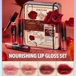 کیت رژ لب مایع براق شیگلم مدل EMBER ROSE بسته 4 عددی شیگلم SHEGLAM EMBER ROSE IMMORTAL LOVE NOURISHING LIP GLOSS SET - Image 3