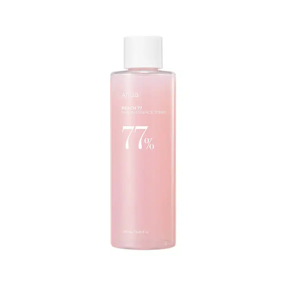 8809640734359 تونر اسنس مرطوب کننده و روشن کننده هلو نیاسینامید آنوا 250 میل Anua Peach 77% Niacin Essence Toner - Image 1