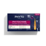 سرم مو ضد ریزش فیتو مدل فیتوسیان بانوان 85% | 12 عدد ویال PHYTO Phytocyane traitement antichute reactionnelle femme 12 * 5ml