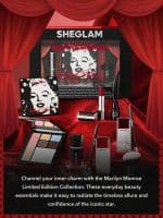 پک آرایشی مرلین مونرو شیگلم monroe X sheglam collection set - Image 4