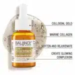 سرم گلد کلاژن بالانس 30 میل Balance Skincare Gold Collagen Rejuvenating Serum - Image 2