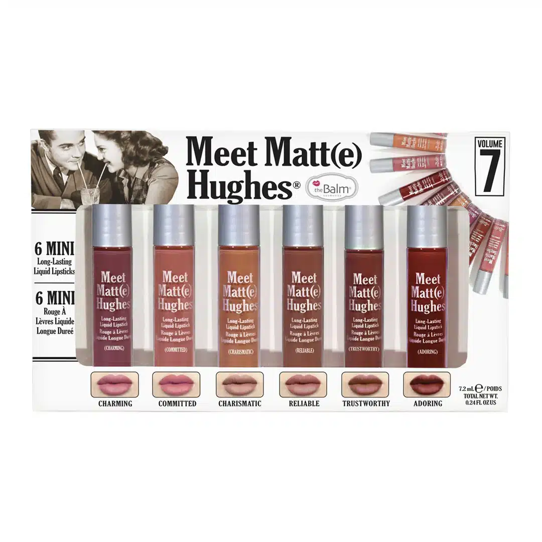 MMHVOL7 ست رژ لب مینى شماره 7 دبالم | 6 عددى THE BALM meet matte hughes - Image 1
