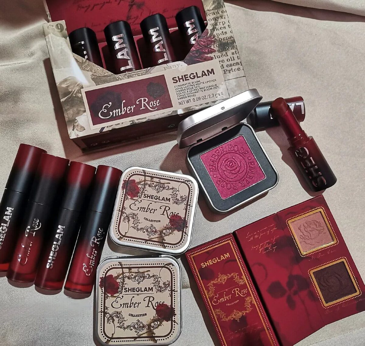 پک کامل امبر رز شیگلم | ست امبر رز  SHEGLAM Ember rose collection - Image 5