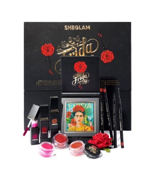 Sheglam-X-Frida-Kahlo-Full-Collection-Set.khanoumi-20231116171948496 ست کلکسیون کامل مدل X Frida Kahlo شیگلم Sheglam X Frida Kahlo Full Collection Set - Image 1