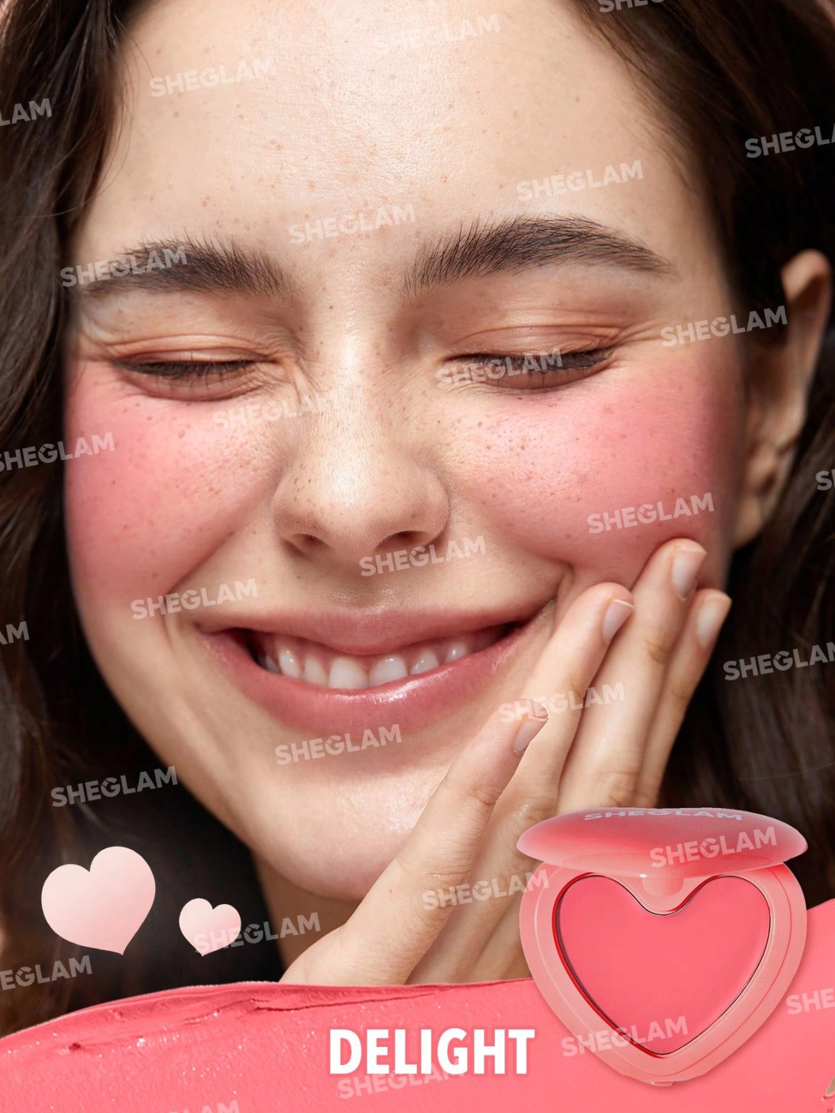 رژگونه کرمی قلبی شیگلم در 4 رنگ Playing Cupid Cream Blush - Image 2