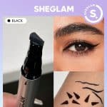 خط چشم دو سر استمپی ضد آب شیگلم مدل WING IT رنگ Black شیگلم SHEGLAM WING IT WATERPROOF LINER DUO - Image 5