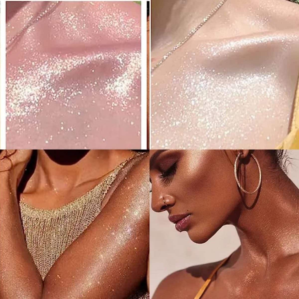 بادی میست در 3 رنگ (اسپری شاین بدن ، مو ، لباس ) شیگلم Sheglam Glow Highlighting Body Mist Gold - Image 3