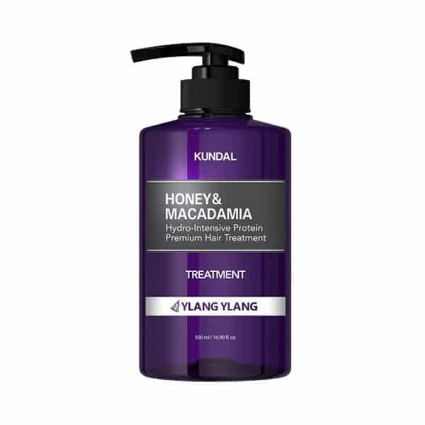 پروتئین ماکادمیا کوندال یلانگ یلانگ Kundal Honey & Macadamia Hydro-Intensive Protein Premium Hair Treatment Ylang Ylang 500ml