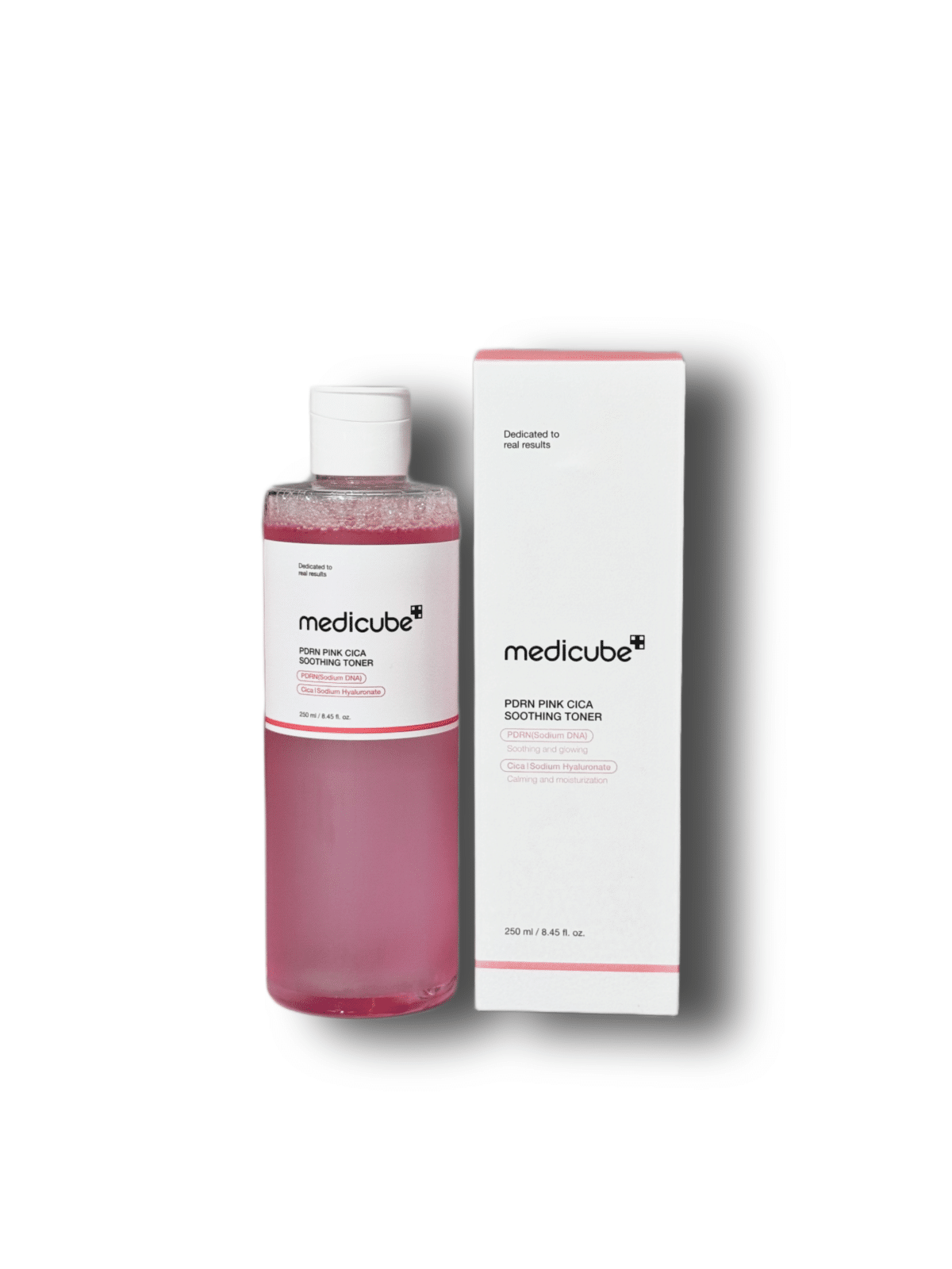 تونر صورتی تسکین دهنده و روشن کننده سیکا مدی کیوب MEDICUBE PDRN Pink Cica Soothing Toner - Image 1