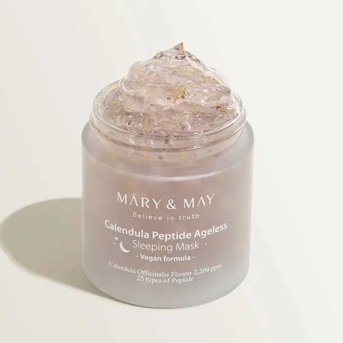 ماسک خواب جوانساز تسکین دهنده پپتید عصاره کالاندولا مری اند می Mary & May Calendula Peptide Ageless Sleeping Mask - Image 4