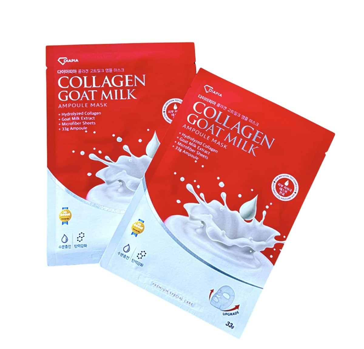 ماسک آمپولی کلاژن ساز دیاپیا 5 عددی Collagen Goat Milk Ampoule Mask 5pcs - Image 4