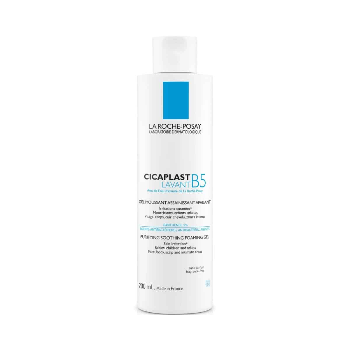 ژل فوم شستشوی صورت سیکاپلاست B5 لاروش پوزای مناسب پوست های حساس و آسیب دیده200 میل LA ROCHE POSAY CICAPLAST LAVANT B5 PURIFYING SOOTHING FOAMING GEL - Image 1