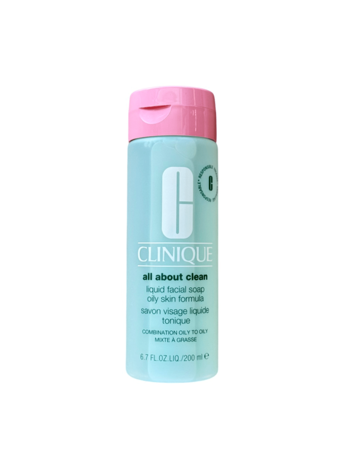 صابون مایع شستشوی صورت کلینیک مناسب پوست چرب و مختلط Clinique All About Clean Liquid Facial Soap Mild 200ml - Image 1