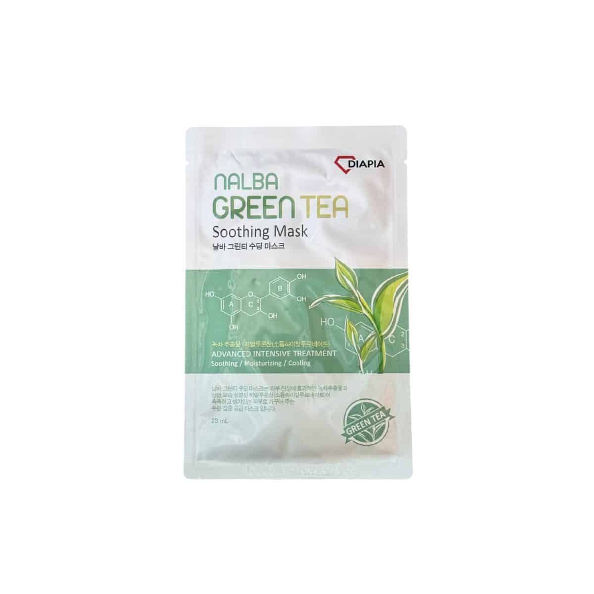 ماسک تسکین دهنده چای سبز دیاپیا(جدا شده از پک) Green Tea Soothing Mask - Image 1