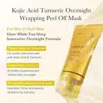 ماسک شب زردچوبه و کلاژن مدی کیوب MEDICUBE Kojic Acid Turmeric Night Wrapping Mask 75ml - Image 3