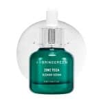 سرم ضد لک و تسکین دهنده برینگ گرین BRING GREEN Zinc Teca 1.2% Blemish Serum 25ml