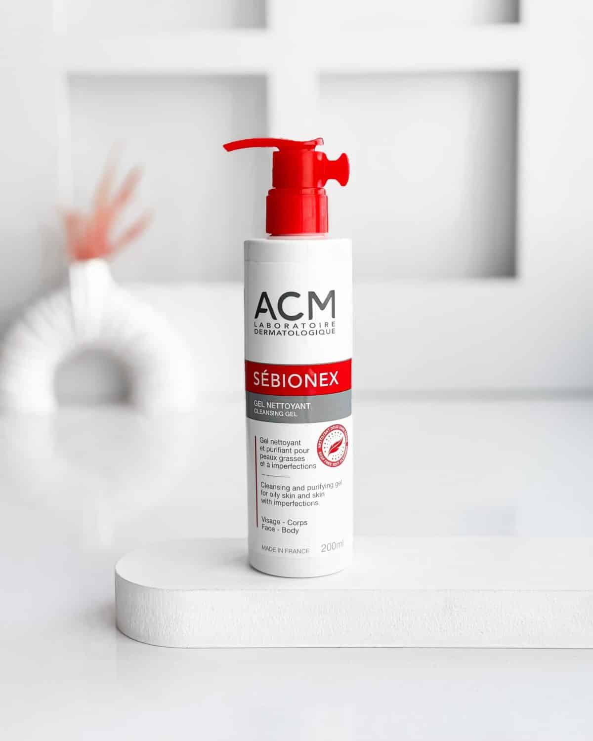 شوینده سبیونکس مناسب پوست چرب ای سی ام 200 میل ACM Sebionex Cleaning Gel 200 ml- Packaging may vary, Pack of 1 - Image 2