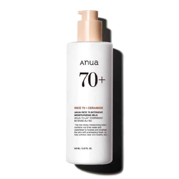 مرطوب کننده و روشن کننده برنج و سراماید آنوا - ANUA Rice 70 Intensive Moisturizing Milk