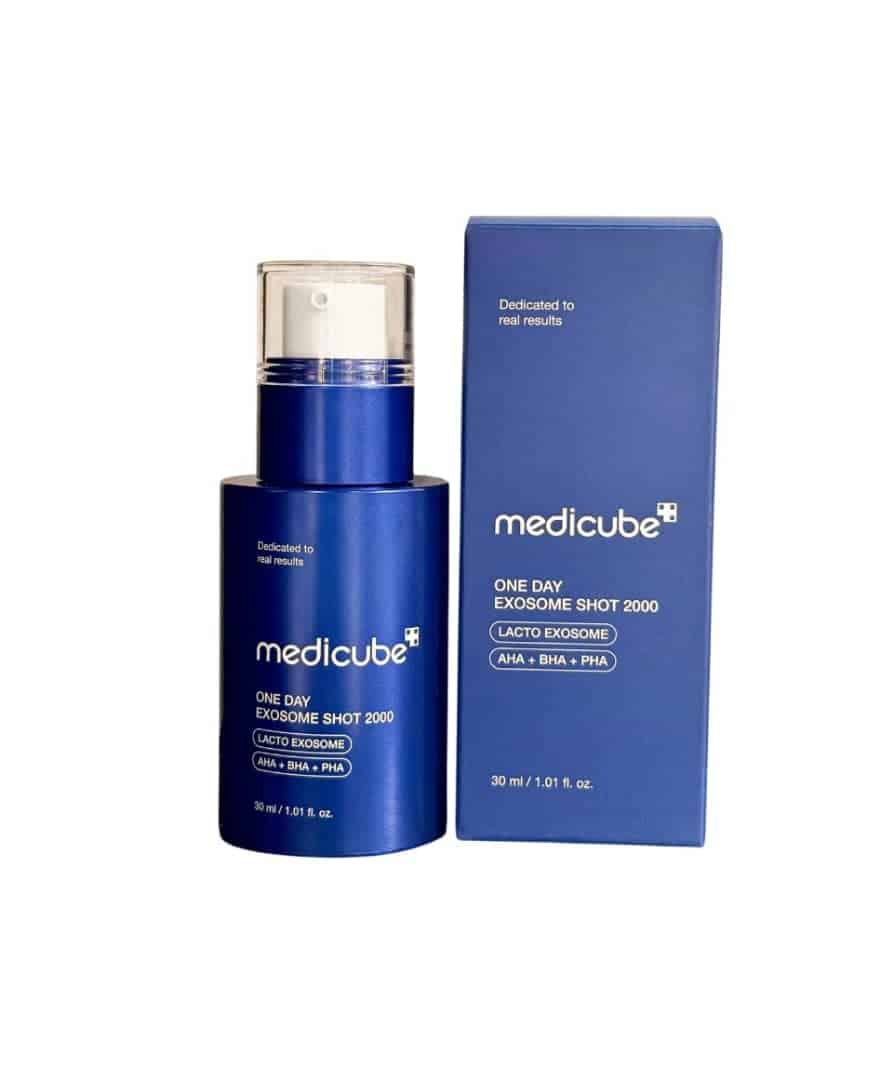WhatsApp Image 2025-04-10 at 4.37.51 PM سرم کنترل منافذ و لایه بردار One Day Exosome Shot 2000 مدی کیوب Medicube One Day Exosome Shot 2000 - Image 1