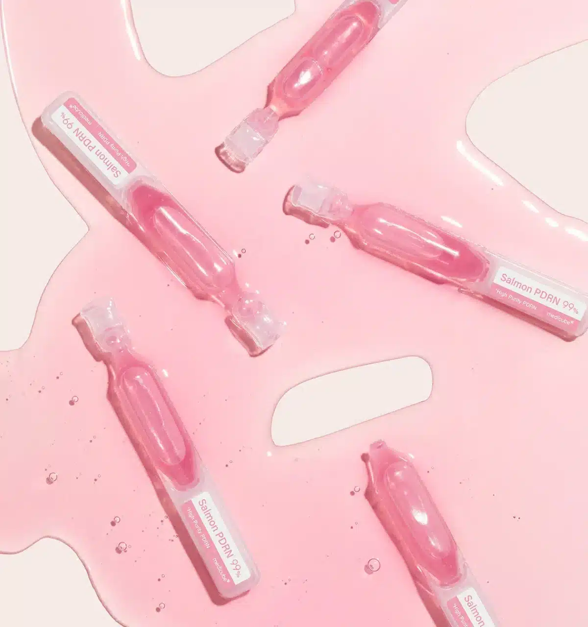 ست آمپول فشرده PDRN99% مدی کیوب 10 عددی medicube Salmon DNA PDRN Pink One Day Serum | 99% Salmon DNA PDRN Intensive Ampoule - Image 3
