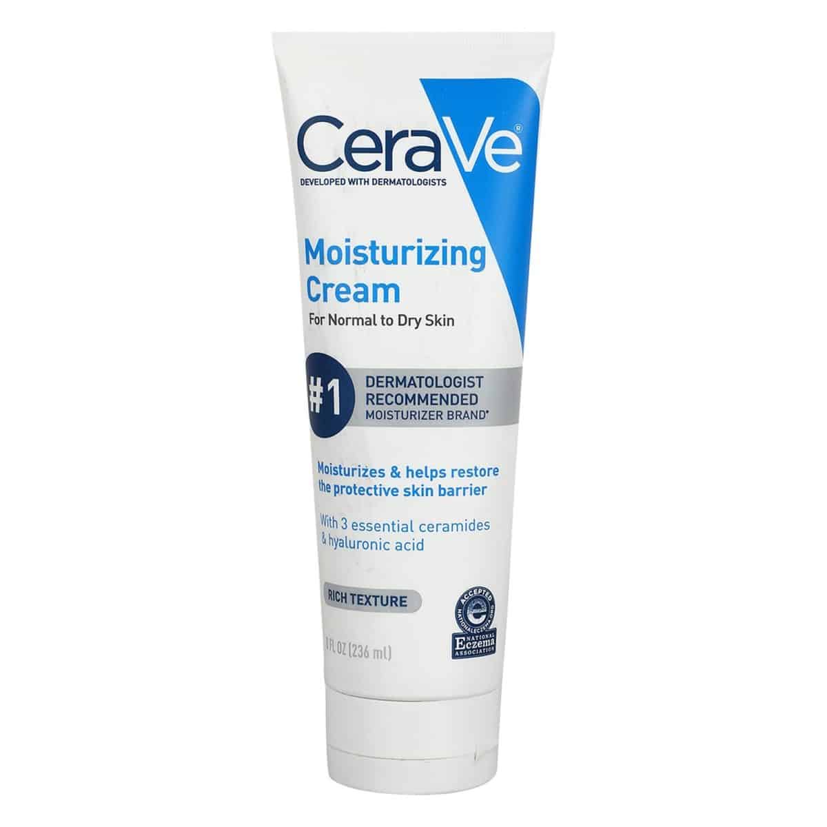 کرم تیوپی مرطوب کننده پوست نرمال تا خشک سراوی 236 میل Cerave moisturizing cream - Image 1