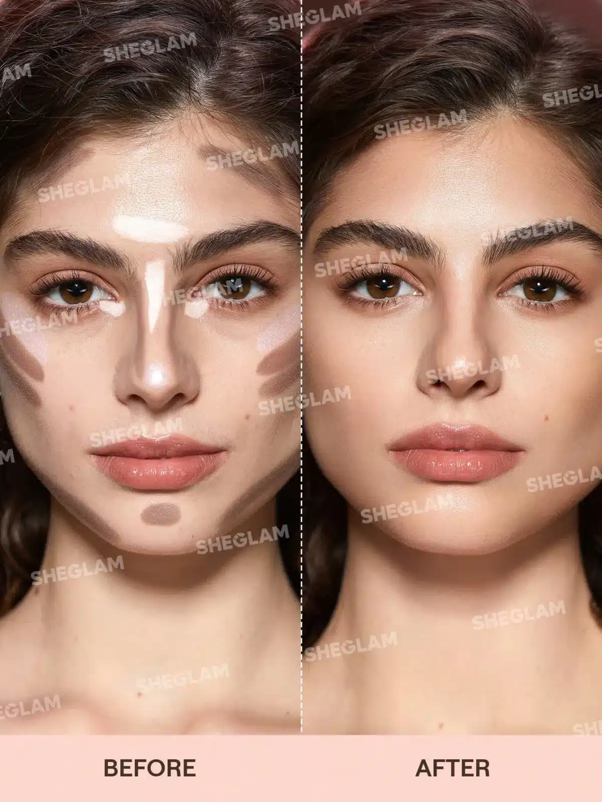 قلم 4 طبقه کانتور کانسیلر شیگلم Sheglam مدل Multi-Glam - Image 2