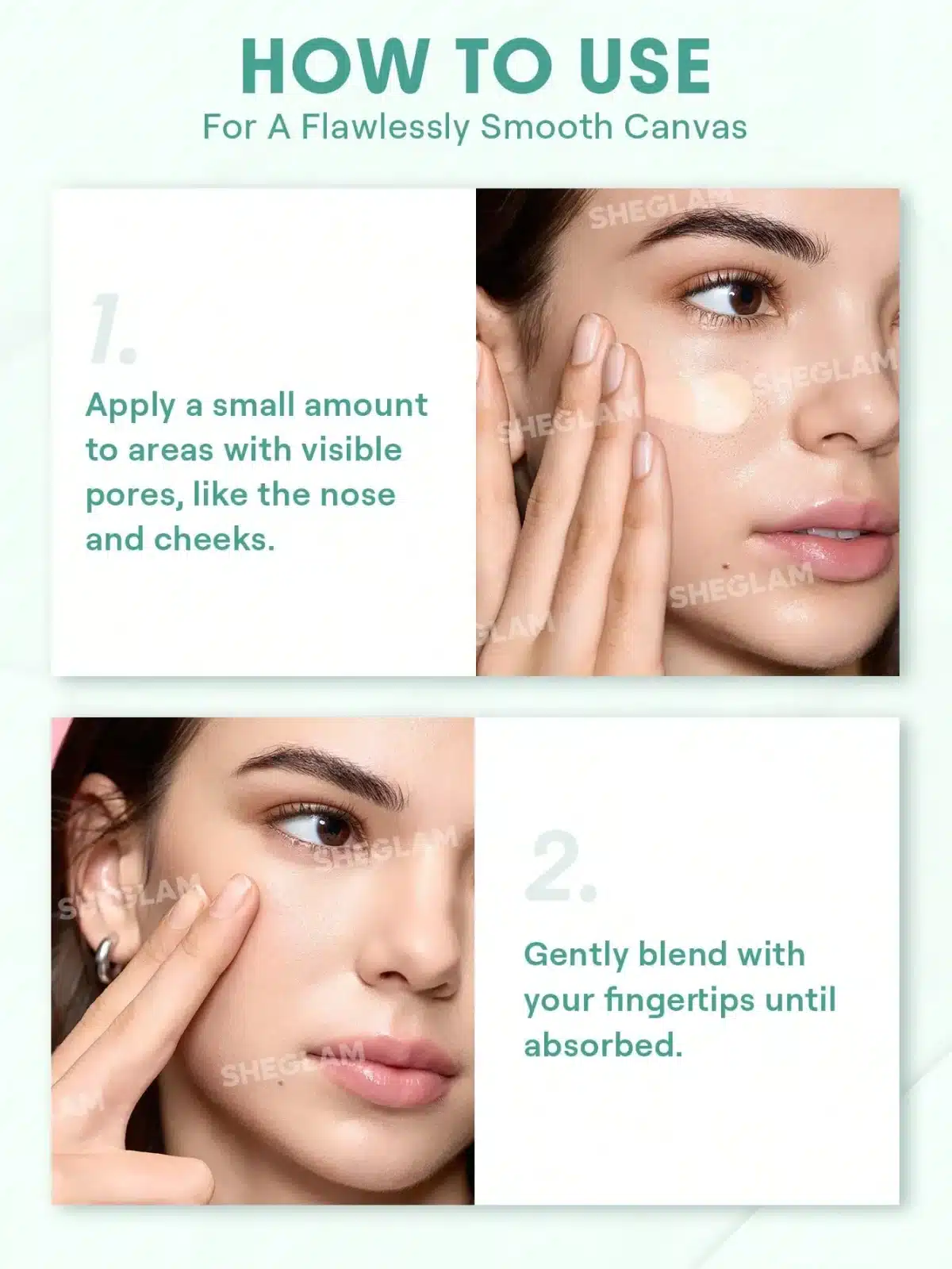 پرایمر کوچک کننده منافذ شيگلم Sheglam مدل Pore No More Primer - Image 3