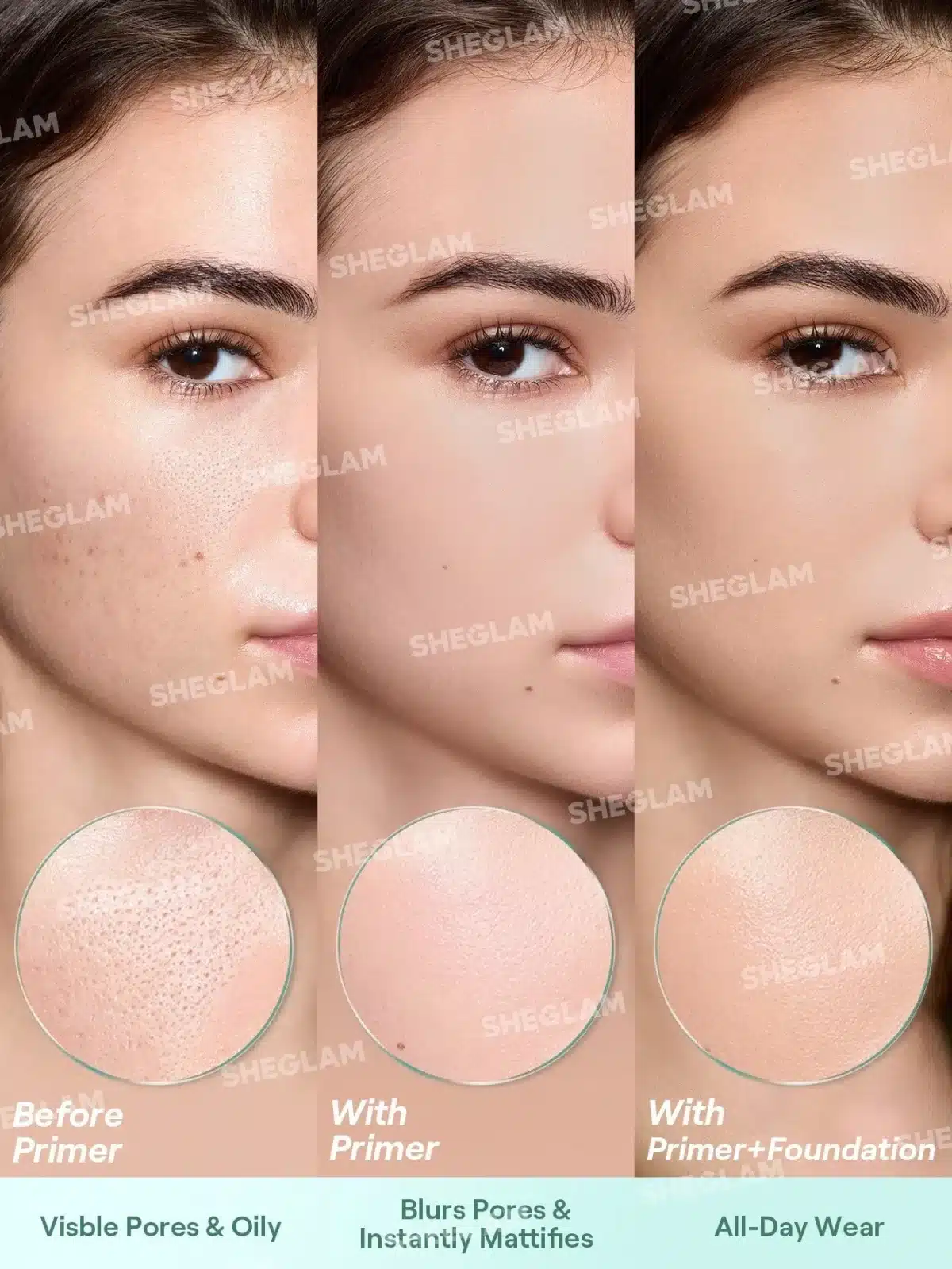 پرایمر کوچک کننده منافذ شيگلم Sheglam مدل Pore No More Primer - Image 2
