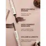 ریمل دو سر شیگلم رنگ قهوه ای SHEGLAM ALL-IN-ONE VOLUME & LENGTH MASCARA - WATERPROOF MACCHIATO - 4 g × 2 - Image 2